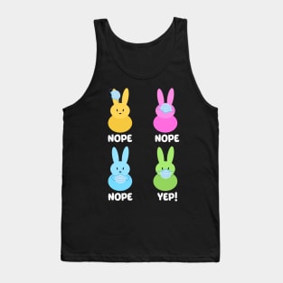 Peeps with masks wearing wrong happy easter 2021 Tank Top